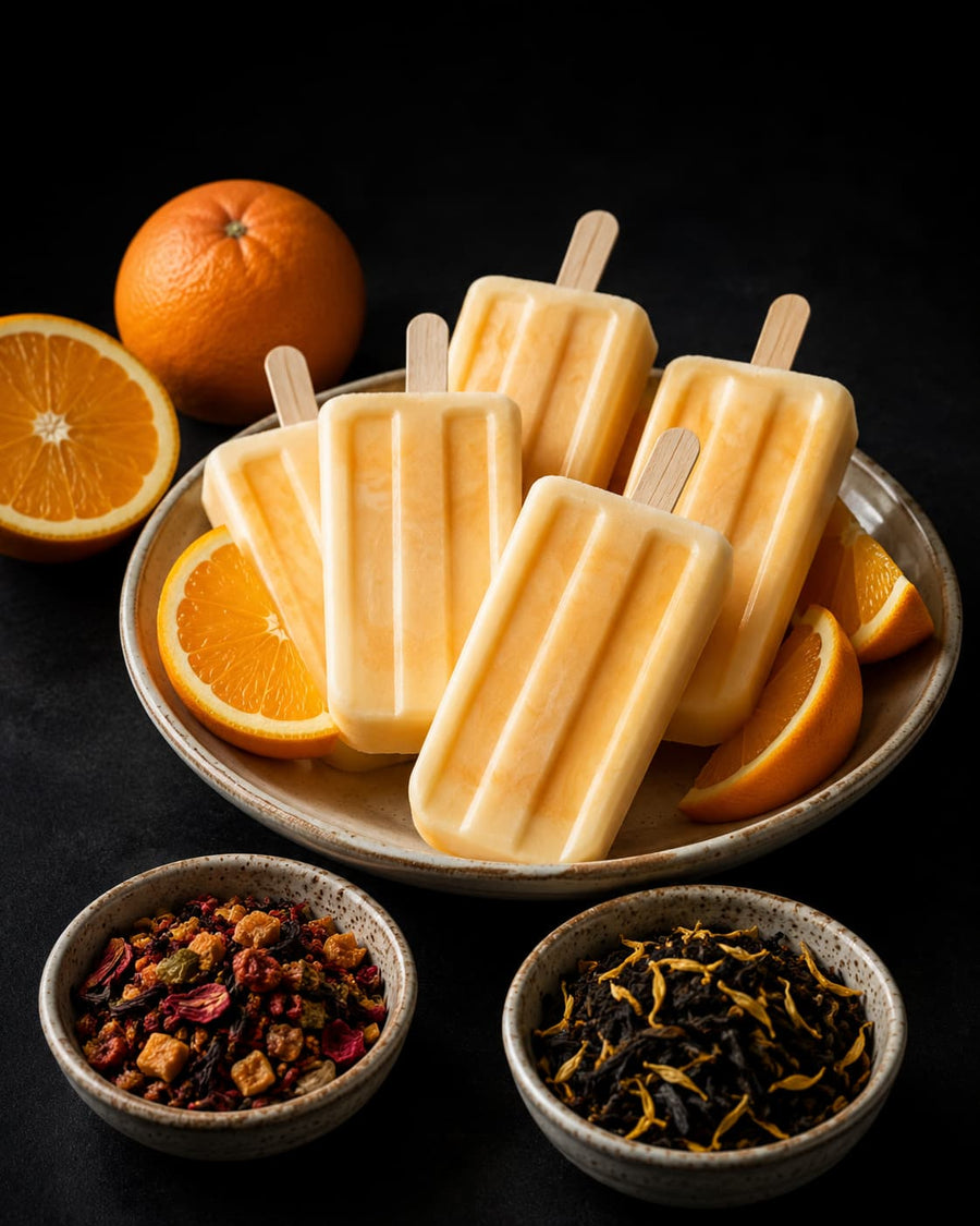 Creamsicles with a Tea Twist