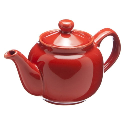 Teapot 2 Cup Ceramic Vermillion