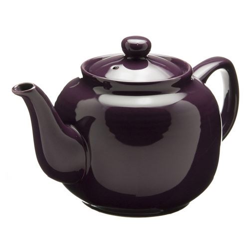 Teapot Ceramic PLUM 34 oz