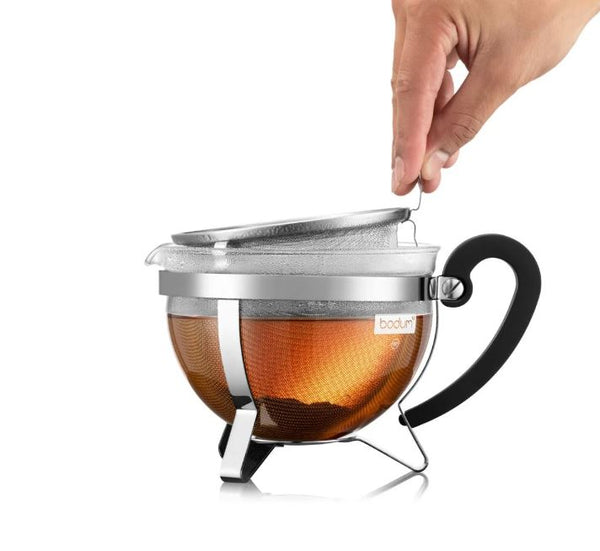 Bodum Chamboard Teapot with metal lid and s/s filter 34oz