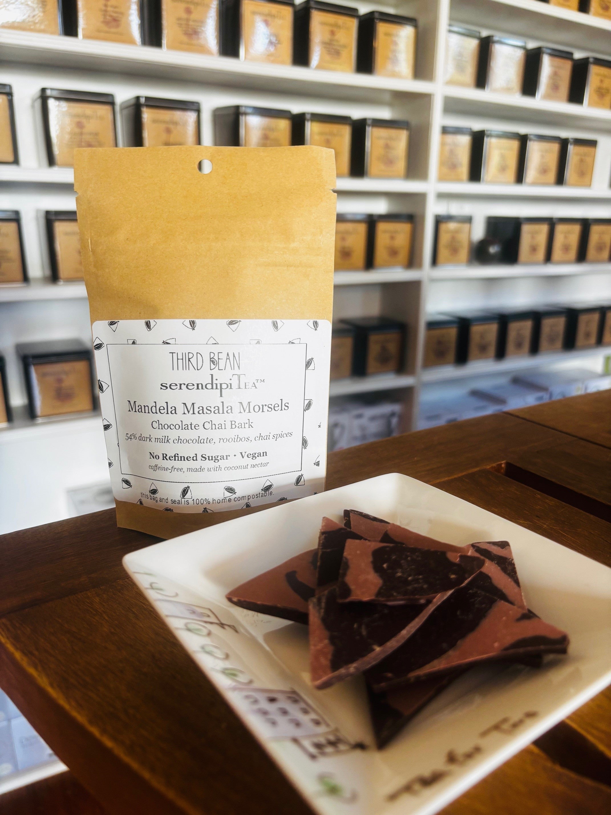 Mandela Masala Morsels Chocolate Chai Bark