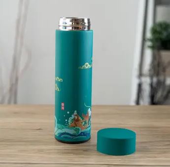 Stainless Steel Thermos - Koi Design