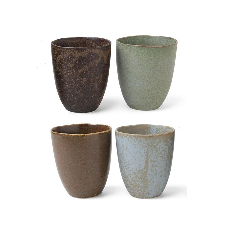 Tea Cups Set of 4 (Pacific Forest)