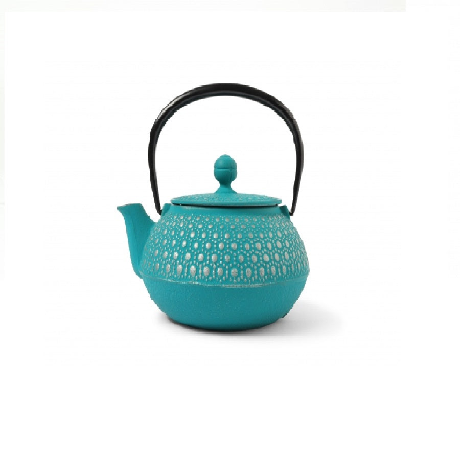 Cast Iron Teapot Turquoise