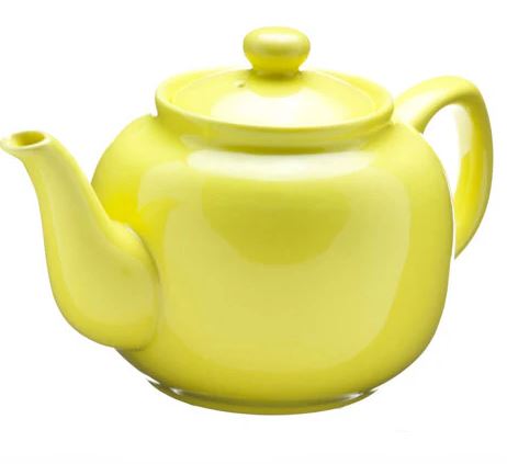 Teapot 2 Cup Ceramic Lime