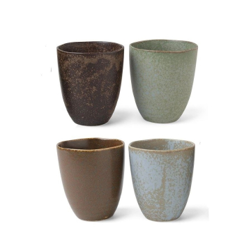 Tea Cups Set of 4 (Pacific Forest)
